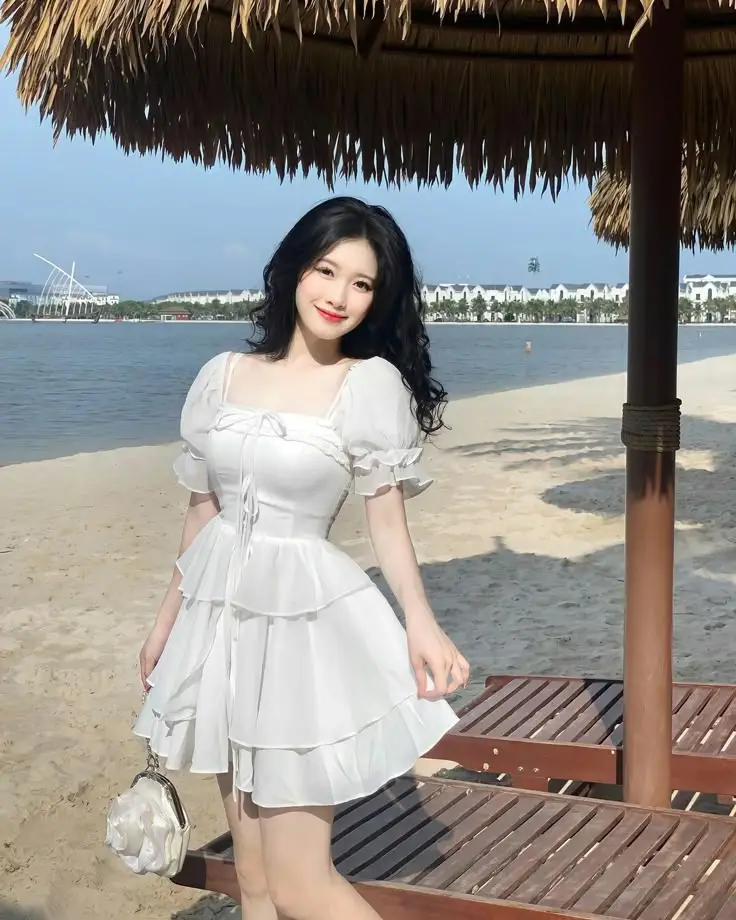 Gái Xinh Mặc Váy Trắng Ngắn - Hình Ảnh Đẹp Nhất 18