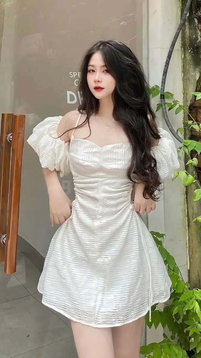 Gái Xinh Mặc Váy Trắng Ngắn - Hình Ảnh Đẹp Nhất 23