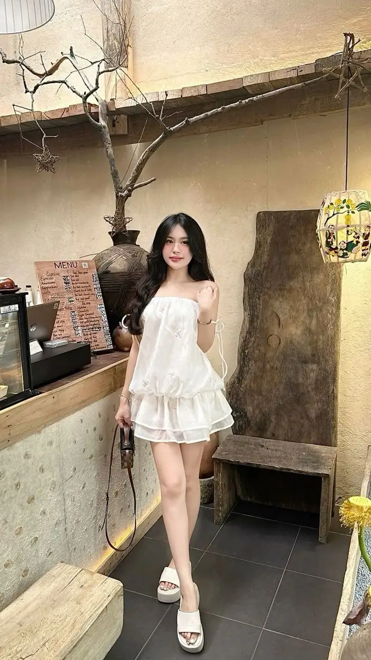 Gái Xinh Mặc Váy Trắng Ngắn - Hình Ảnh Đẹp Nhất 42