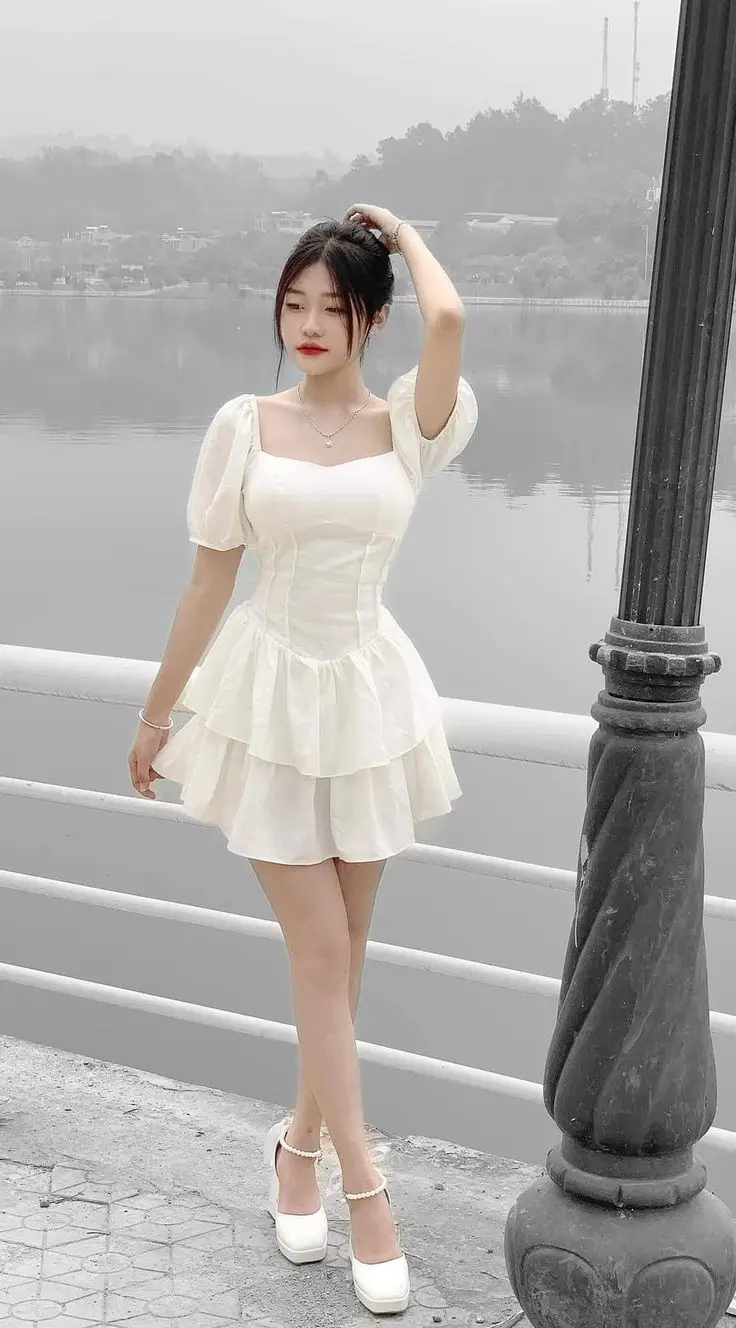 Gái Xinh Mặc Váy Trắng Ngắn - Hình Ảnh Đẹp Nhất 53