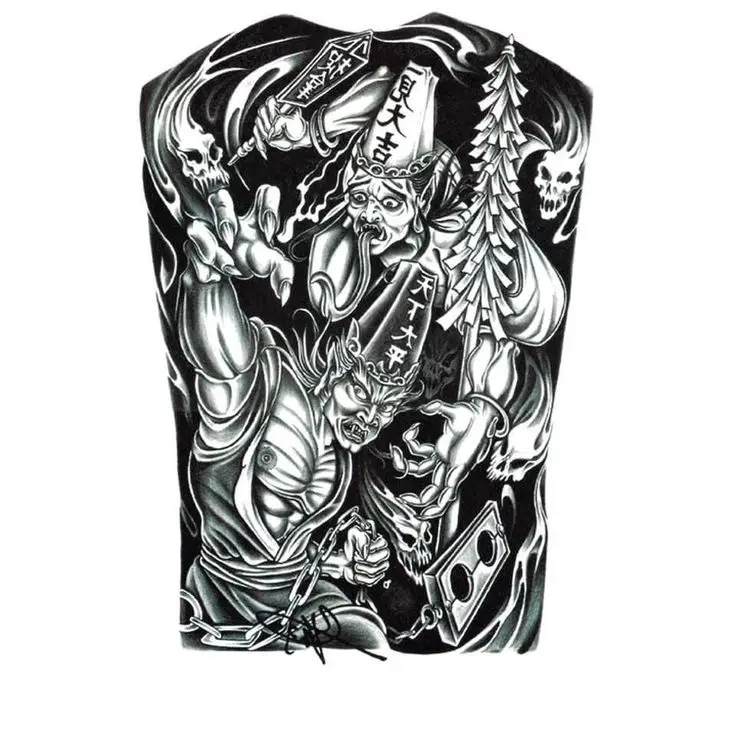 Khám Phá Hắc Bạch Vô Thường Trong Hình Xăm - Bộ Sưu Tập Hình Ảnh 27