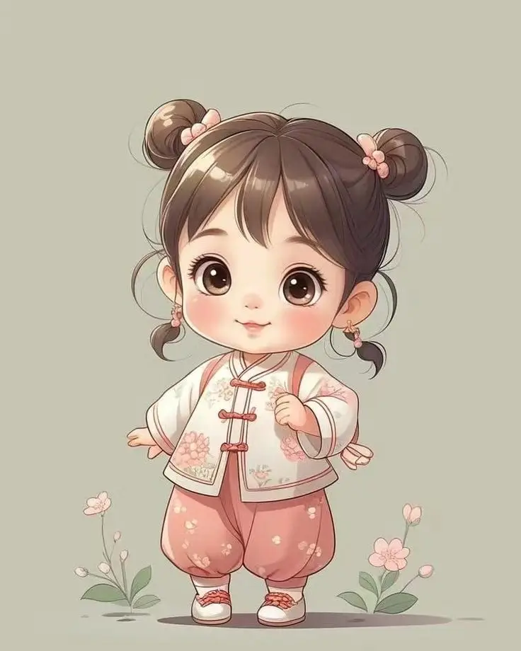 Hình Bé Gái Hoạt Hình Dễ Thương: Tuyển Tập Hình Ảnh Cute 2