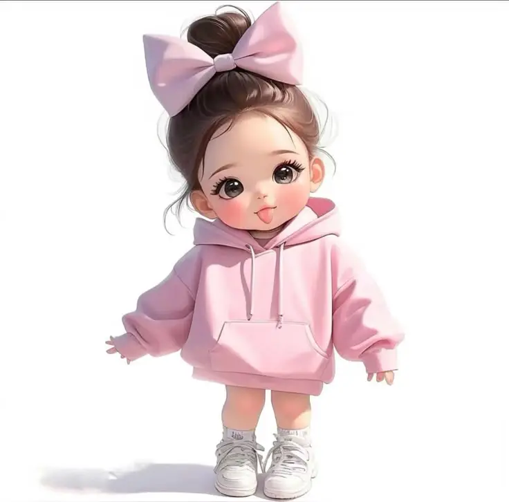 Hình Bé Gái Hoạt Hình Dễ Thương: Tuyển Tập Hình Ảnh Cute 9