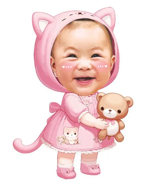 Hình Bé Gái Hoạt Hình Dễ Thương: Tuyển Tập Hình Ảnh Cute 17