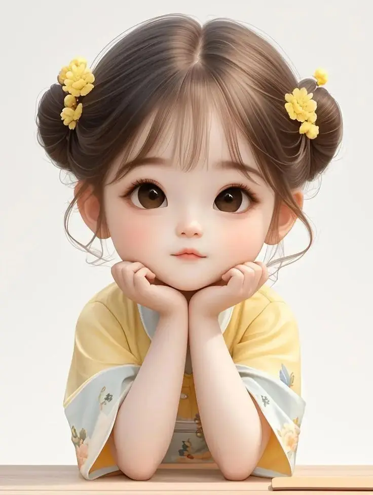 Hình Bé Gái Hoạt Hình Dễ Thương: Tuyển Tập Hình Ảnh Cute 24