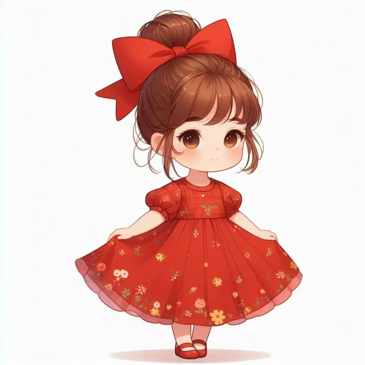 Hình Bé Gái Hoạt Hình Dễ Thương: Tuyển Tập Hình Ảnh Cute 32