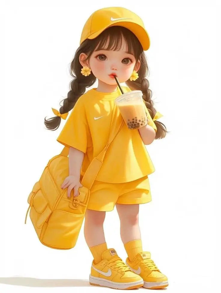 Hình Bé Gái Hoạt Hình Dễ Thương: Tuyển Tập Hình Ảnh Cute 34