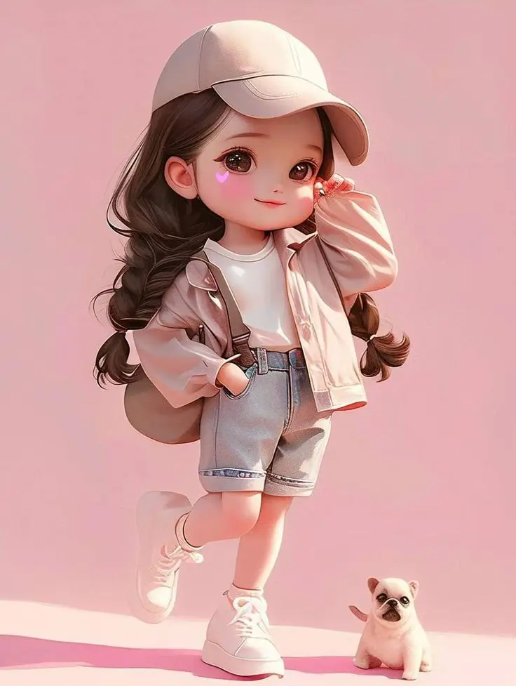 Hình Bé Gái Hoạt Hình Dễ Thương: Tuyển Tập Hình Ảnh Cute 37