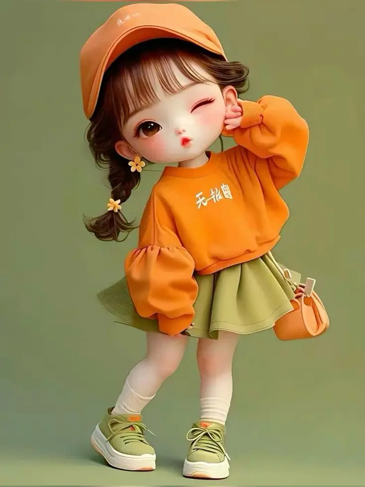 Hình Bé Gái Hoạt Hình Dễ Thương: Tuyển Tập Hình Ảnh Cute 47