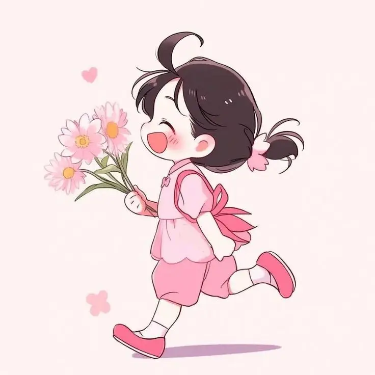 Hình Bé Gái Hoạt Hình Dễ Thương: Tuyển Tập Hình Ảnh Cute 53