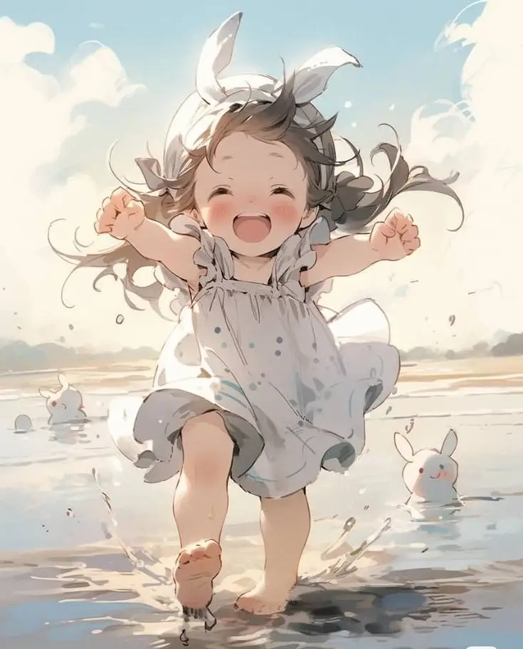 Hình Bé Gái Hoạt Hình Dễ Thương: Tuyển Tập Hình Ảnh Cute 60