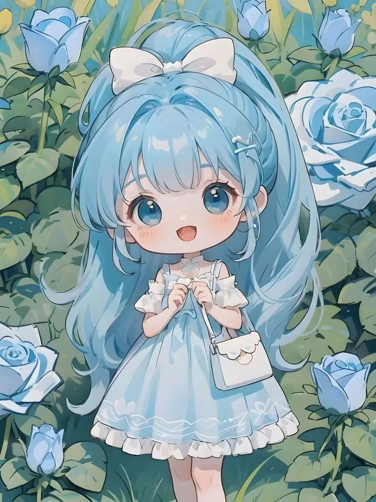 Hình Cô Gái Cute Chibi: Đánh Thức Ký Ức Tuổi Thơ 38