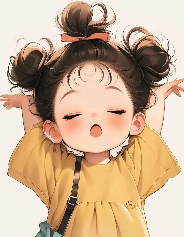 Hình Cô Gái Cute Chibi: Đánh Thức Ký Ức Tuổi Thơ 64
