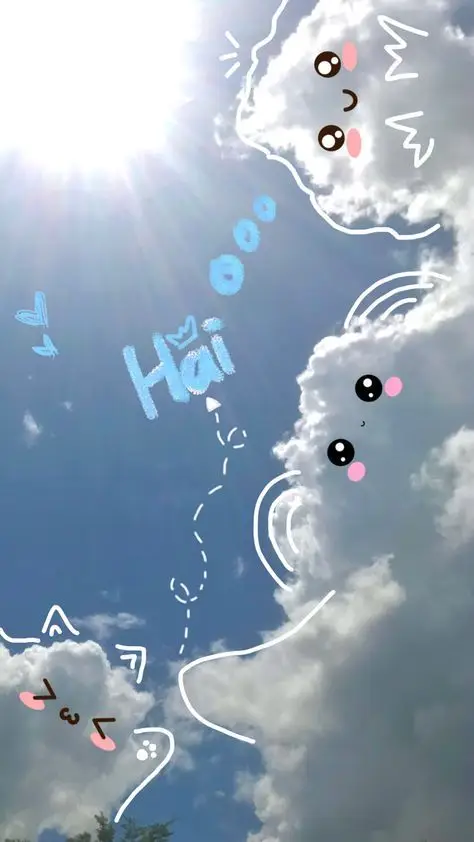 Hình Nền Đám Mây Cute Mang Đến Sự Dịu Mát 4
