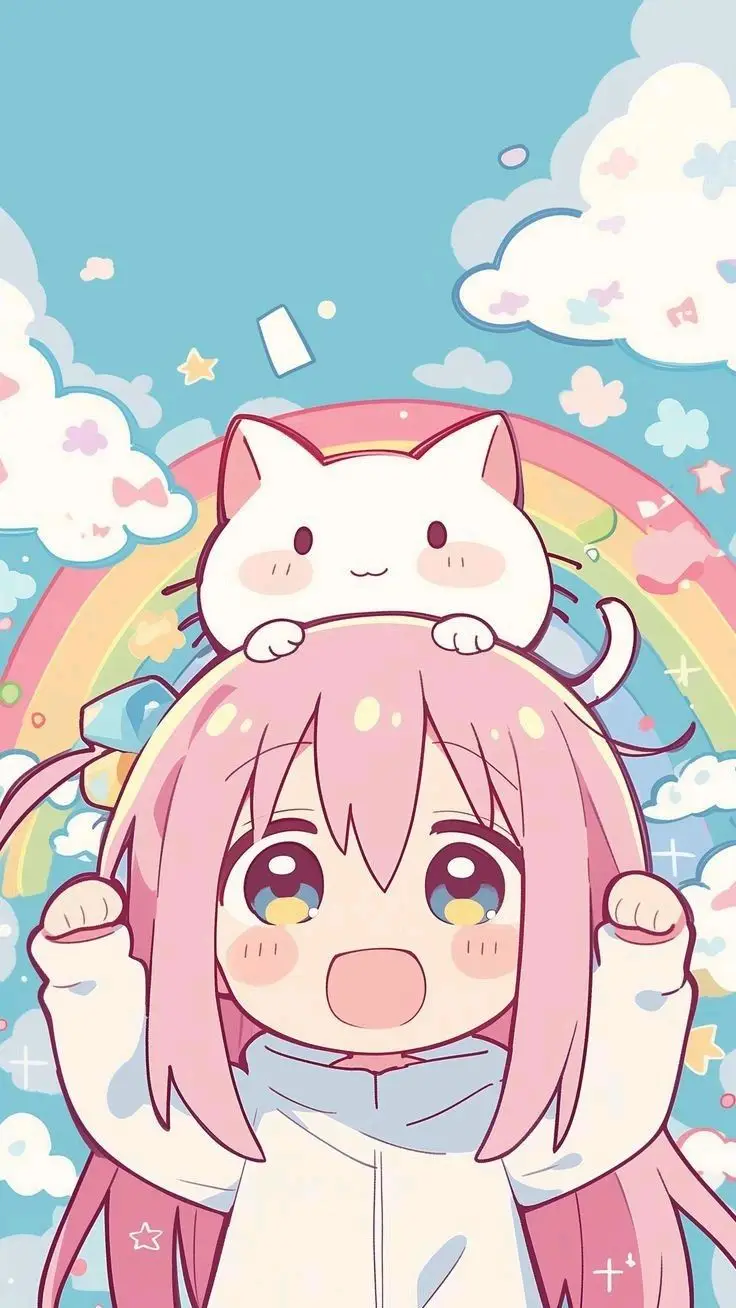Hình nền anime cute chibi - Bộ sưu tập đáng yêu cho bạn 37