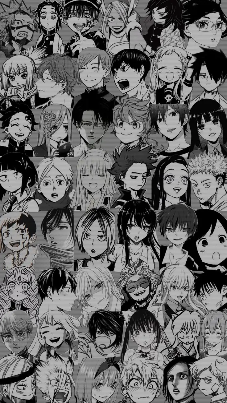 Hình nền anime đen trắng - Nghệ thuật tối giản đầy ý nghĩa 7