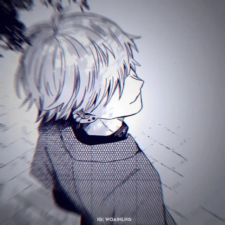 Hình nền anime đen trắng - Nghệ thuật tối giản đầy ý nghĩa 28