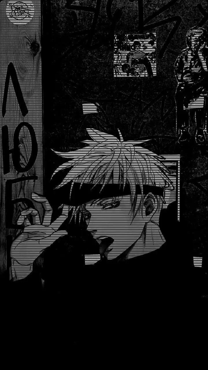 Hình nền anime đen trắng - Nghệ thuật tối giản đầy ý nghĩa 30