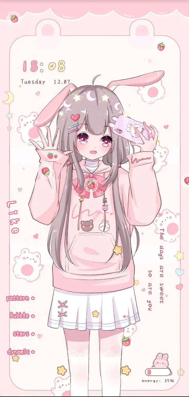 Hình nền anime màu hồng cute – Khám phá bộ sưu tập anime dễ thương nhất 6