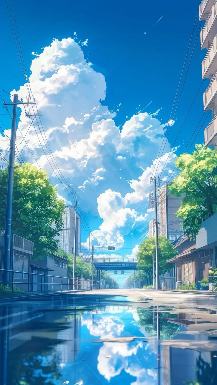 Hình nền anime phong cảnh tuyệt đẹp cho dân yêu thích nghệ thuật 1