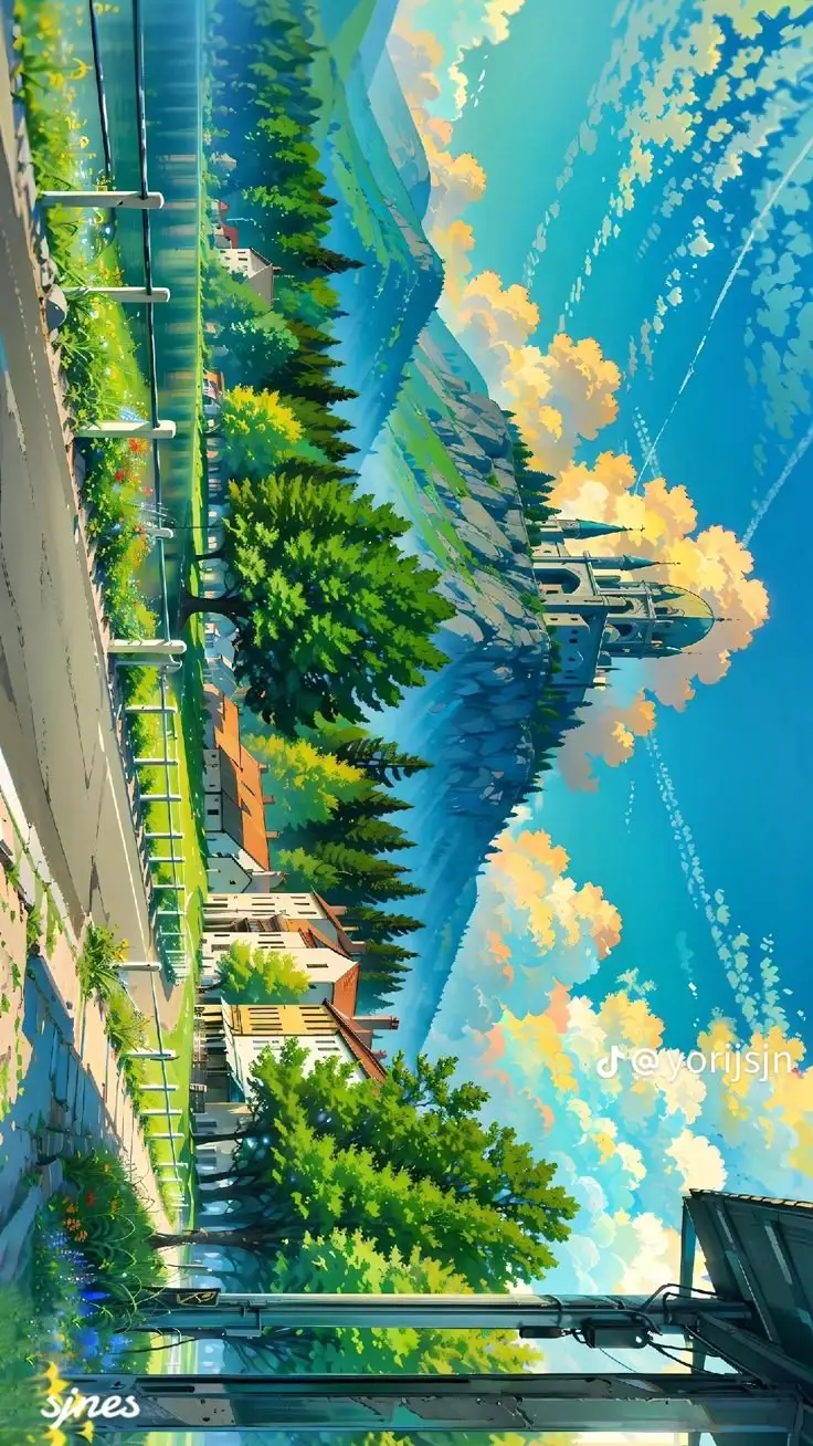 Hình nền anime phong cảnh tuyệt đẹp cho dân yêu thích nghệ thuật