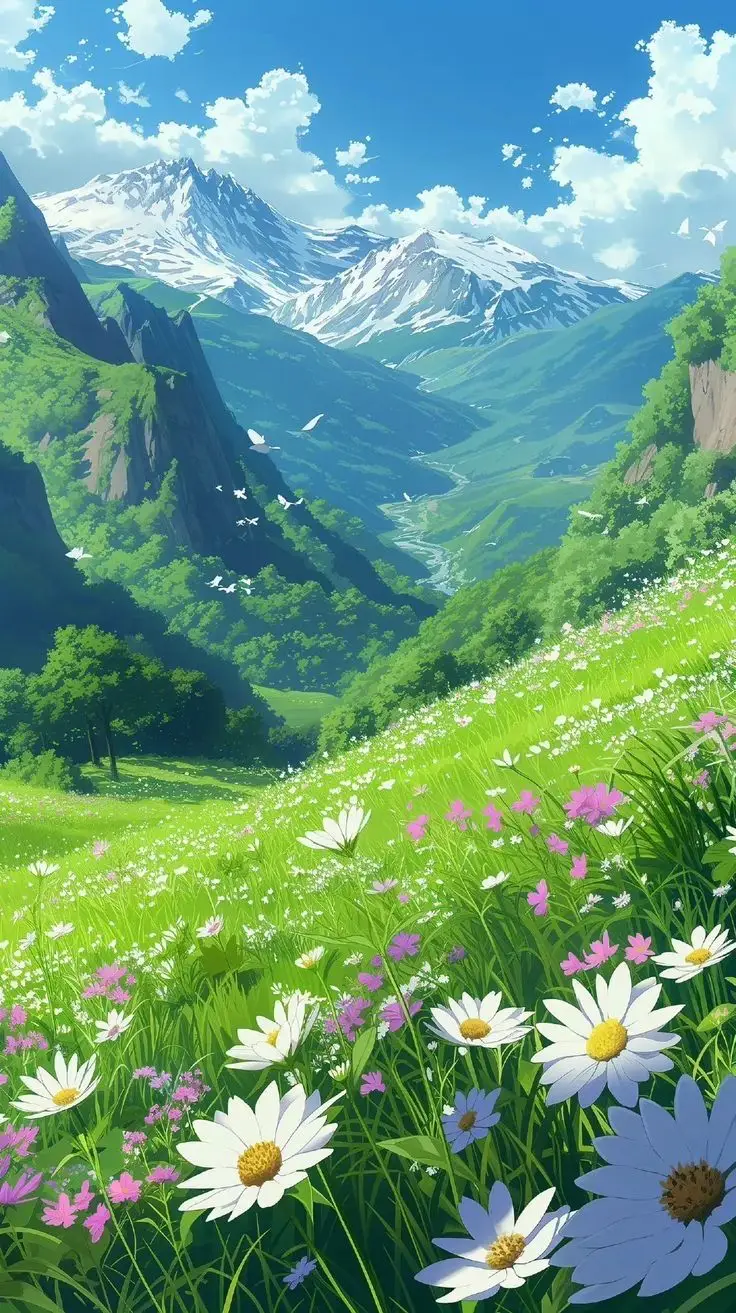 Hình nền anime phong cảnh tuyệt đẹp cho dân yêu thích nghệ thuật 17