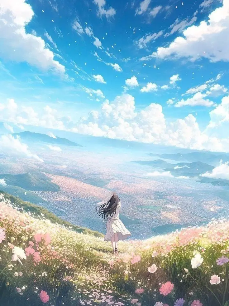 Hình Nền Bình Yên Anime: Tuyển Tập Hình Ảnh Đáng Yêu 6