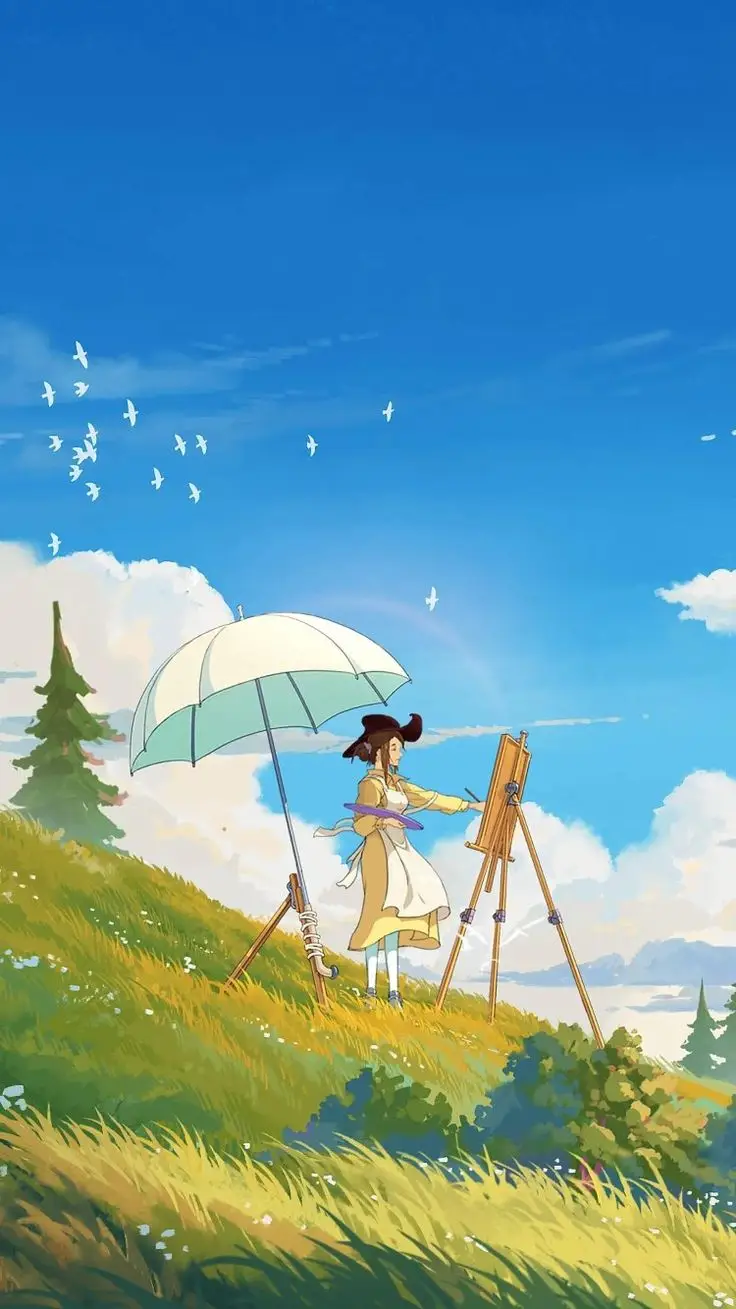 Hình Nền Bình Yên Anime: Tuyển Tập Hình Ảnh Đáng Yêu 15