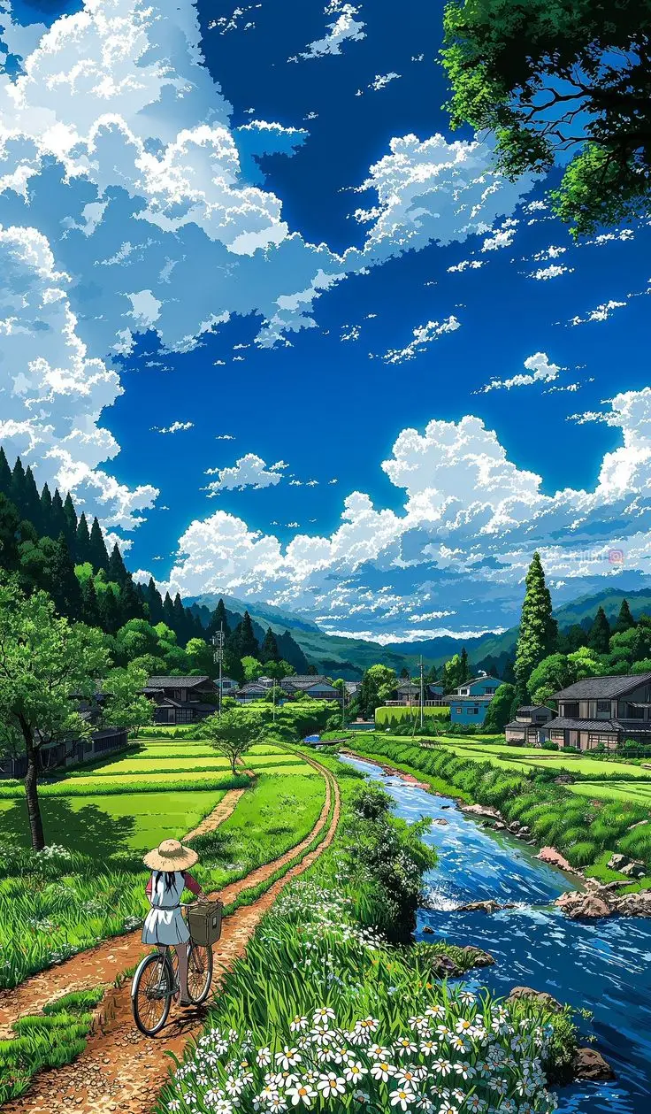 Hình Nền Bình Yên Anime: Tuyển Tập Hình Ảnh Đáng Yêu 34