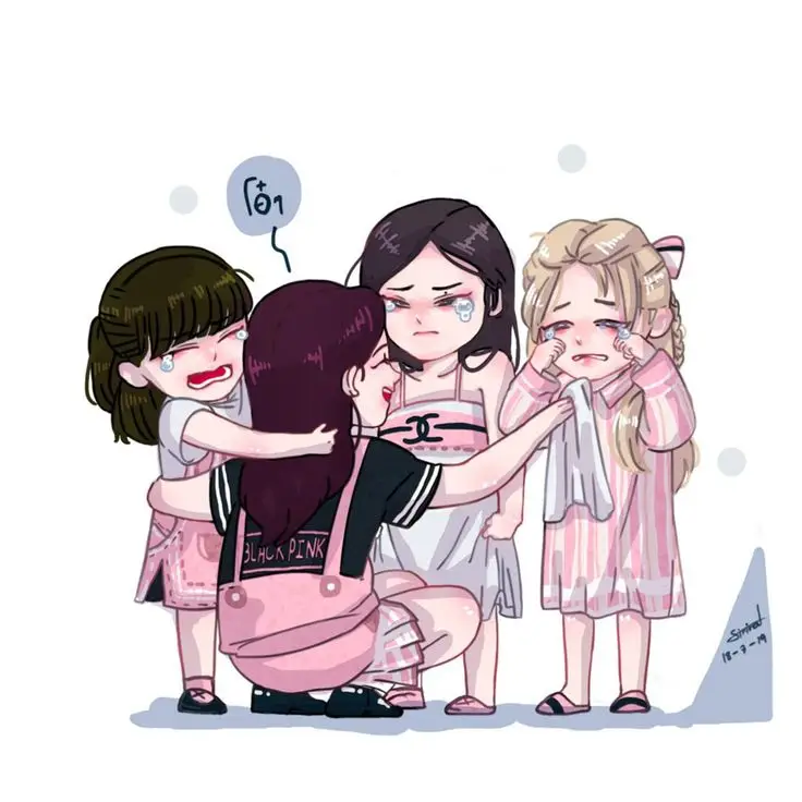 Hình Nền Blackpink Chibi Cute Đáng Yêu 6