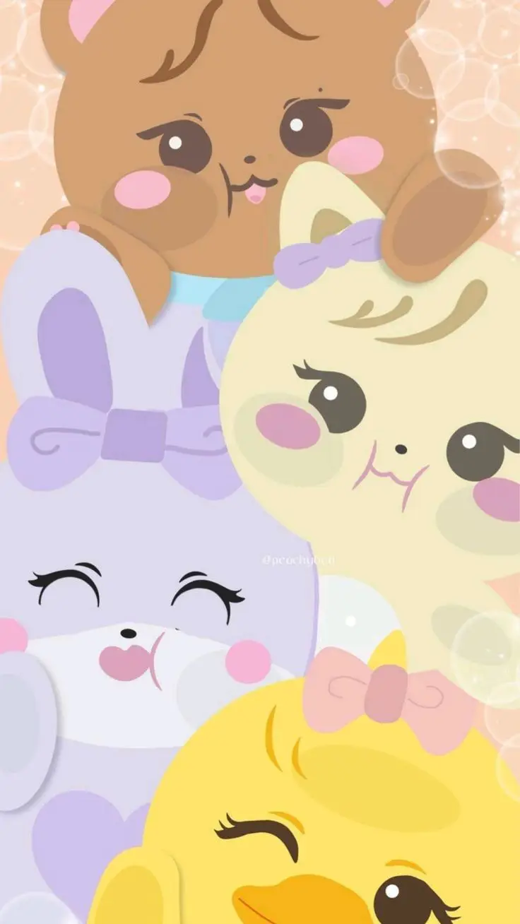 Hình Nền Blackpink Chibi Cute Đáng Yêu 12