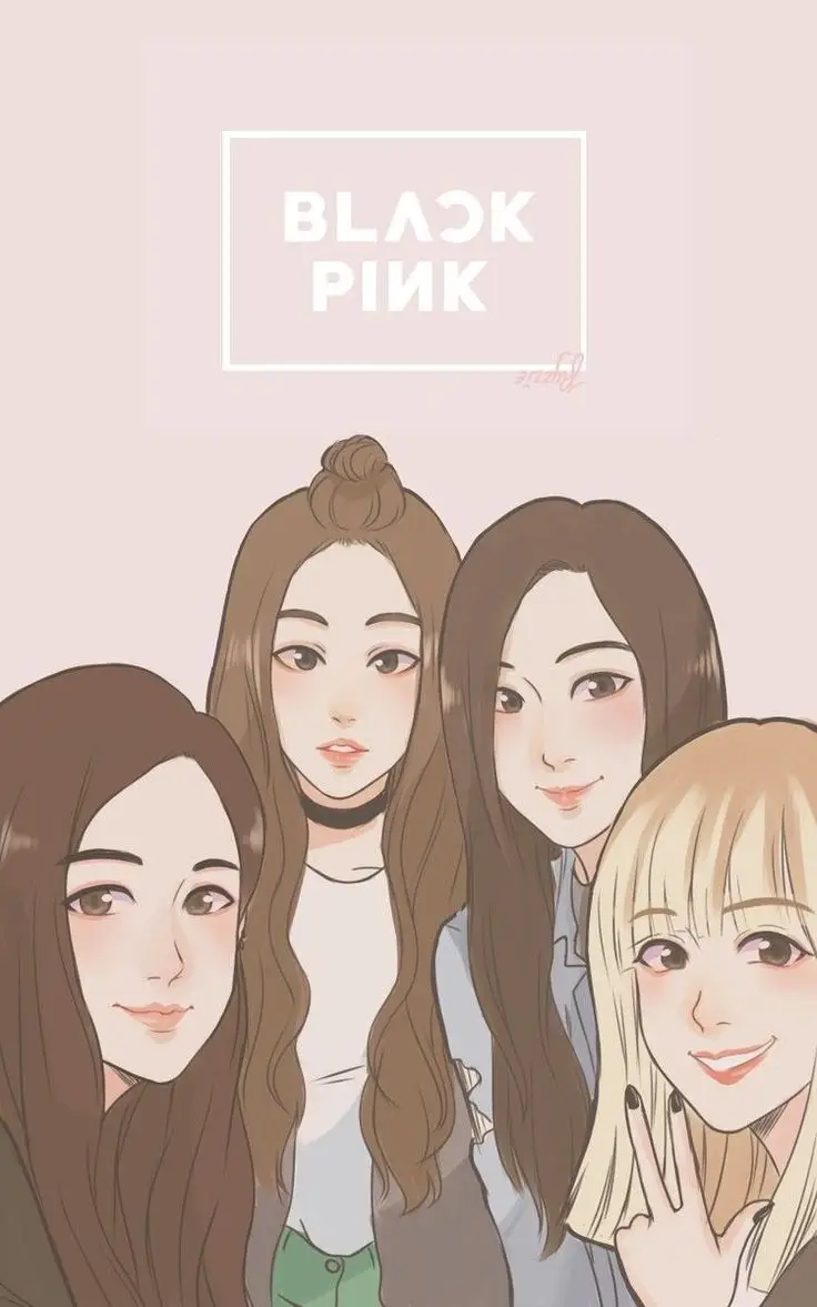Hình Nền Blackpink Chibi Cute Đáng Yêu 20