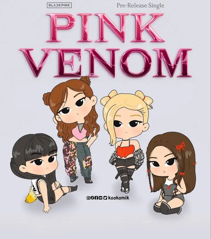 Hình Nền Blackpink Chibi Cute Đáng Yêu 22