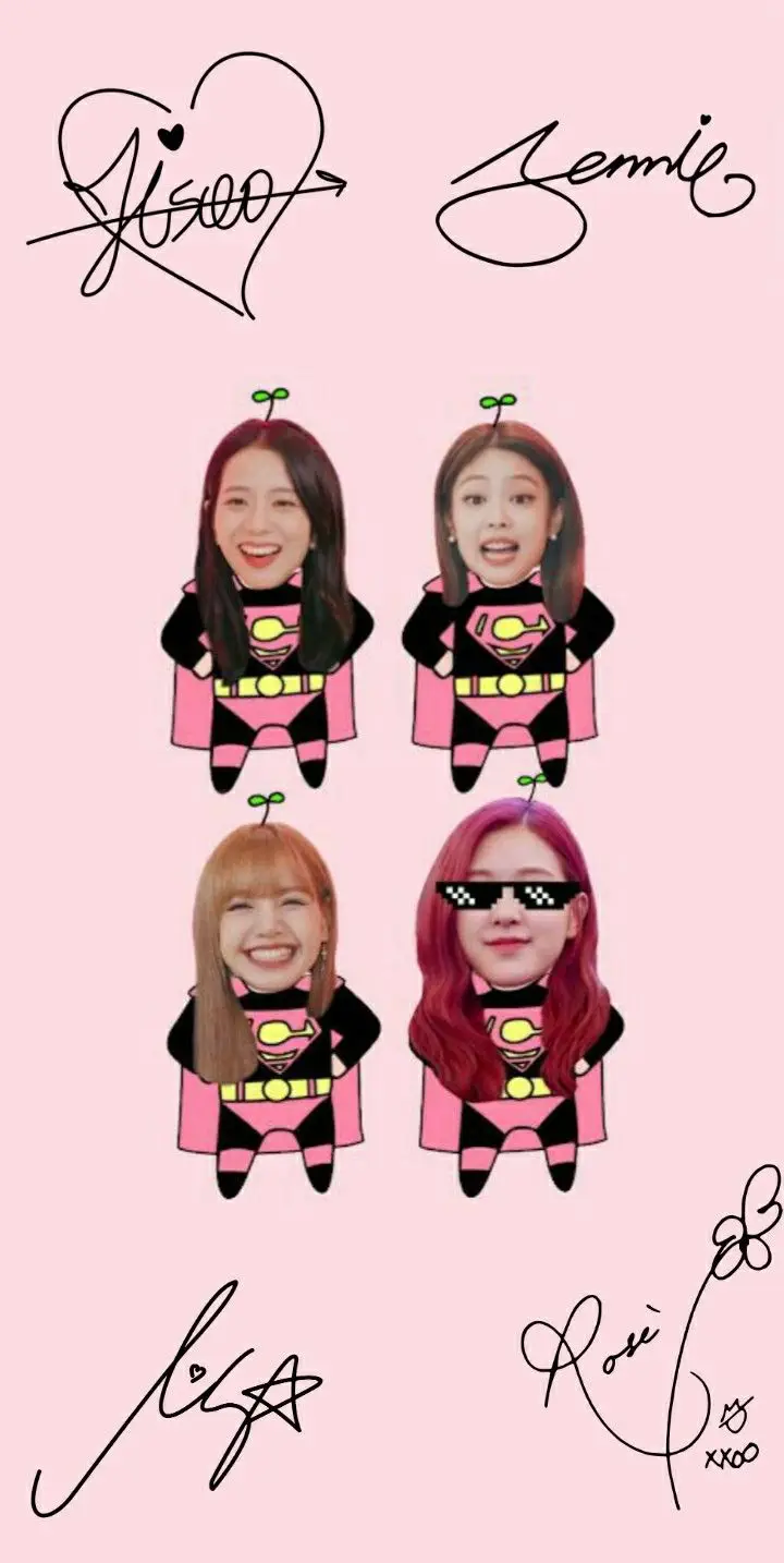 Hình Nền Blackpink Chibi Cute Đáng Yêu 27