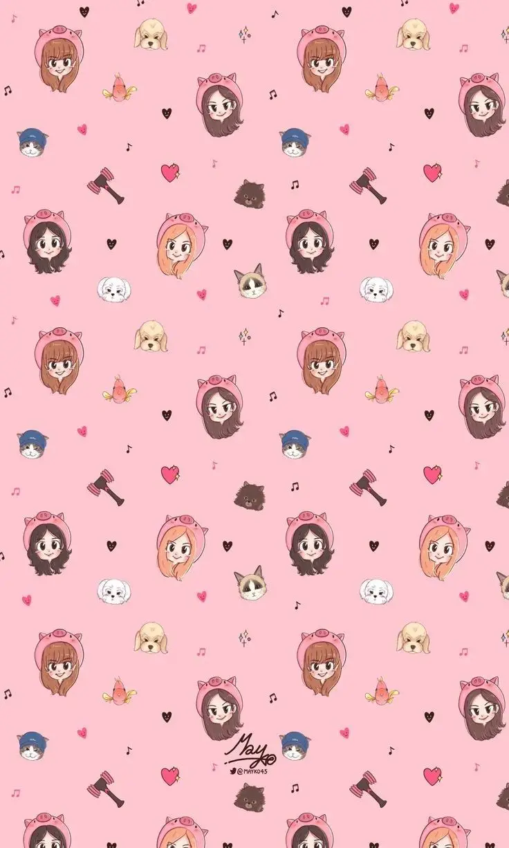 Hình Nền Blackpink Chibi Cute Đáng Yêu 40