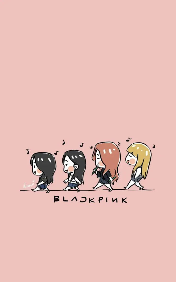 Hình Nền Blackpink Chibi Cute Đáng Yêu 41