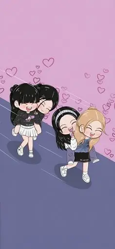 Hình Nền Blackpink Chibi Cute Đáng Yêu 45
