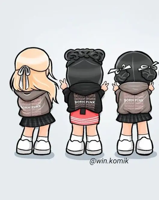 Hình Nền Blackpink Chibi Cute Đáng Yêu 50