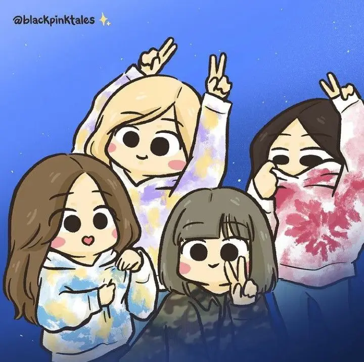 Hình Nền Blackpink Chibi Cute Đáng Yêu 58