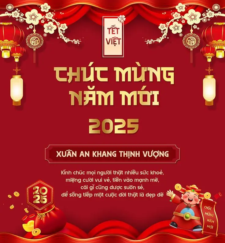 Hình nền chúc mừng năm mới tươi vui 4