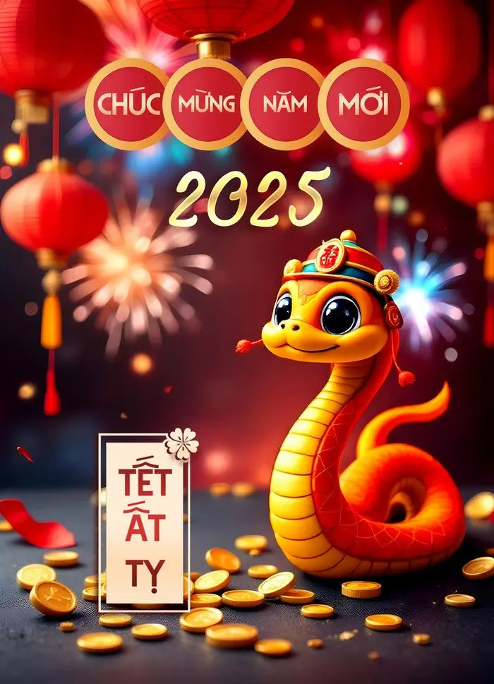 Hình nền chúc mừng năm mới tươi vui 9
