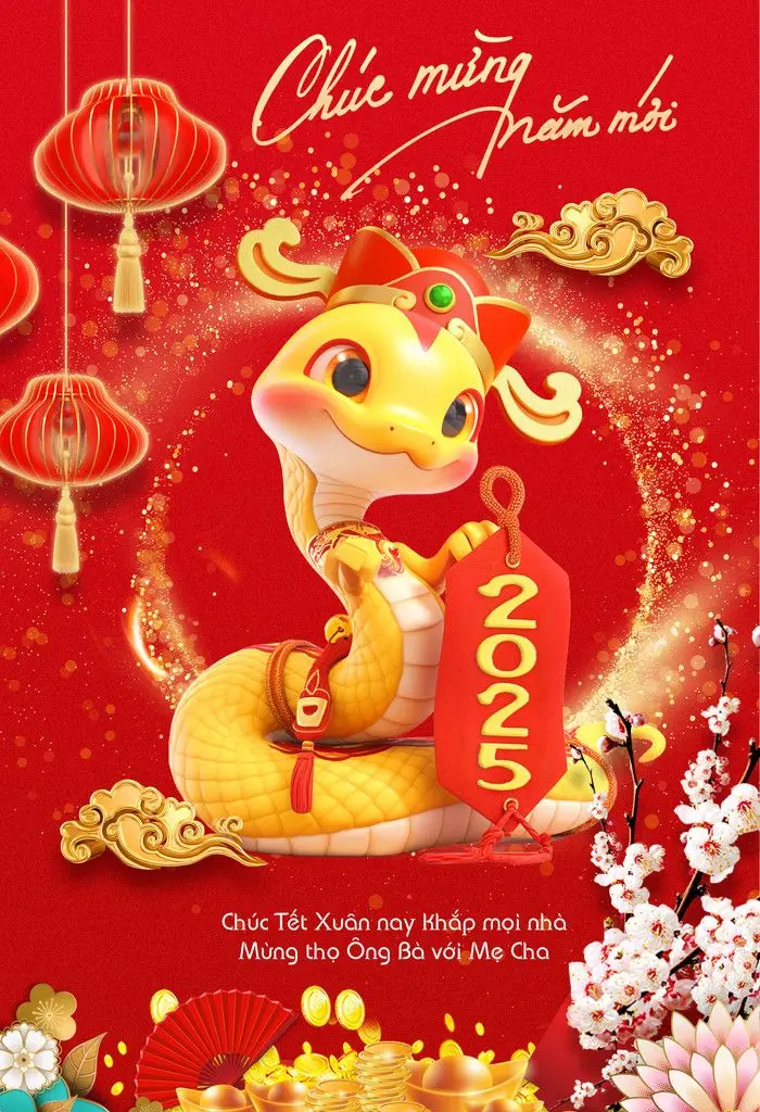 Hình nền chúc mừng năm mới tươi vui 17
