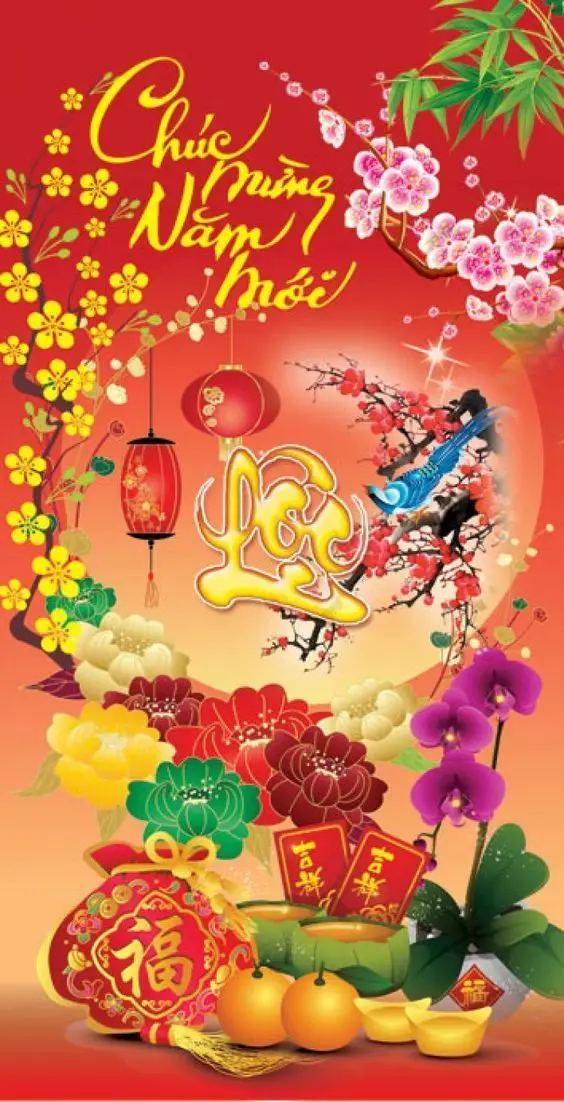 Hình nền chúc mừng năm mới tươi vui 32