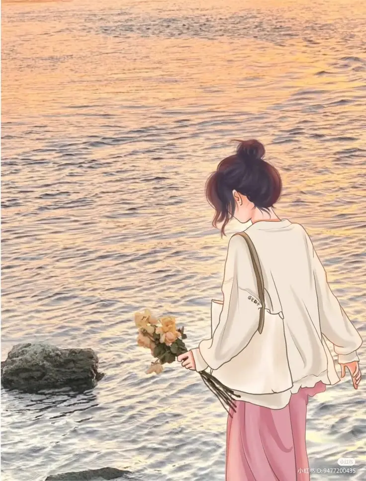 Hình nền cô gái anime dễ thương 9