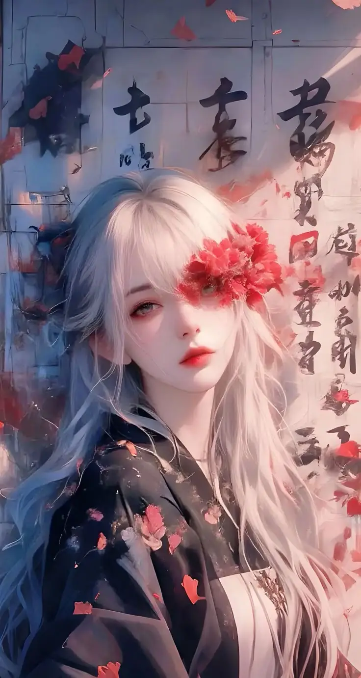 Hình nền cô gái anime dễ thương 18