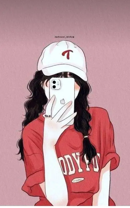 Hình nền cô gái anime dễ thương 32