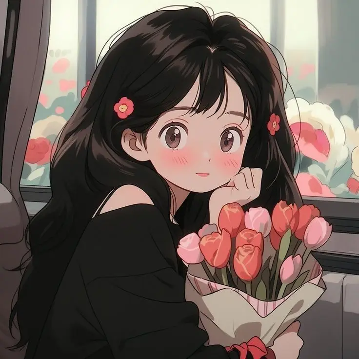 Hình nền cô gái anime dễ thương 35