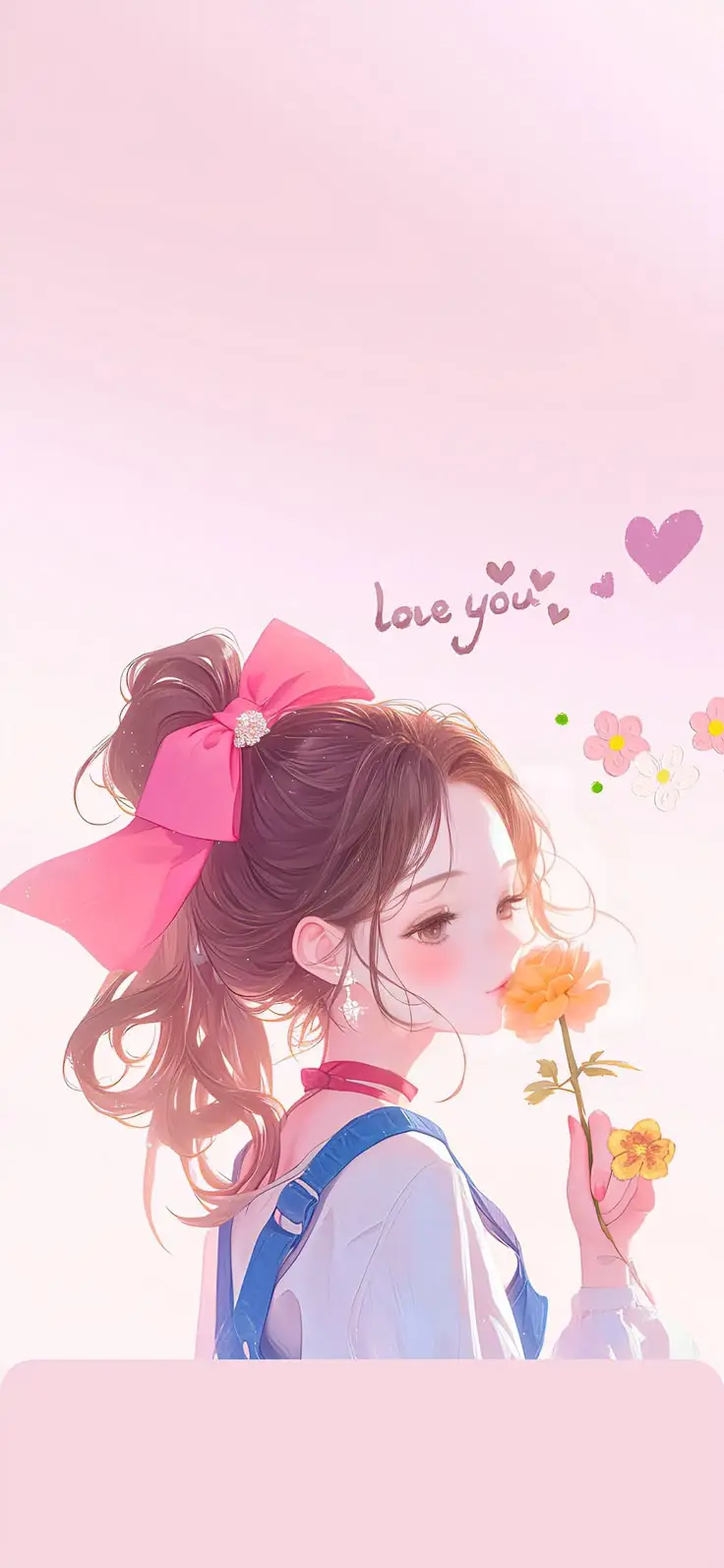 Hình nền cô gái anime dễ thương 56