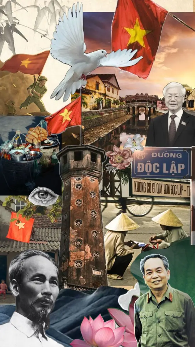 Hình nền cờ Việt Nam cho điện thoại thể hiện tự hào dân tộc 9