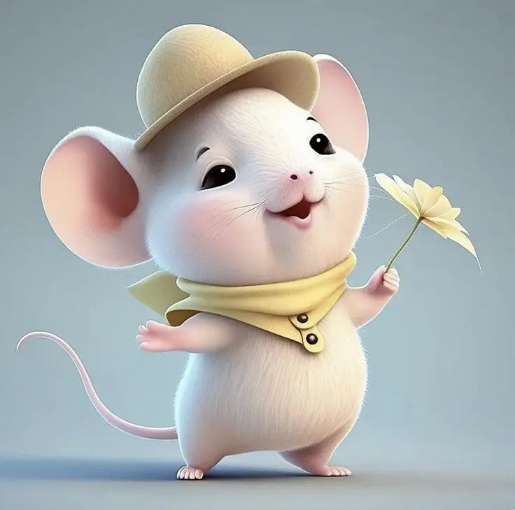 Hình nền con chuột cute dễ thương cho mọi lứa tuổi 15